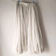 Frene　チュールバルーンスカート　Mサイズ　アイボリー