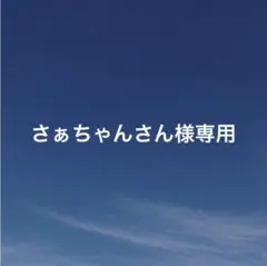 さぁちゃんさん様　専用ページ