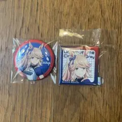 ウマ娘 プリティーダービー ROUND1 缶バッジ ゴールドシチー