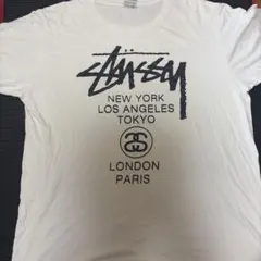 Stussy ワールドツアー Tシャツ ホワイトのサムネイル
