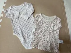 長袖肌着　ロンパース肌着　70cm 2枚セット