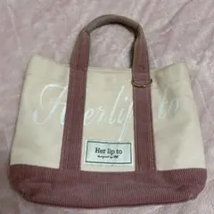 Herlipto Mini Tote Bordeaux ピンク ルミネ新宿限定 - メルカリ