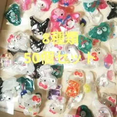 ぷくぷく3D立体シール おすそわけシール 50枚 全8種類 デザイン ランダム