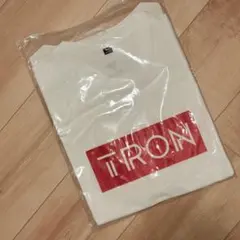 TRON ボックスロゴ Tシャツ ホワイト M