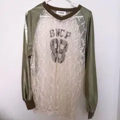 お値下げ CIAOPANIC レースドッキングフットボール Tee