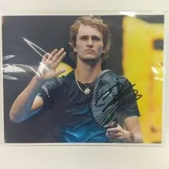 Alexander Zverev サイン入り写真 COA付き - メルカリ