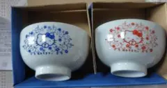 日本製　ハローキティ 陶器　お茶碗 2個セット