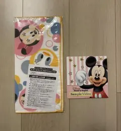 【新品未使用】ディズニー英語システム タオルハンカチ&サンプルビデオ