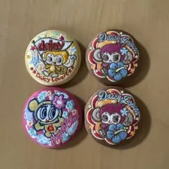 ナルミヤキャラクターズ　刺繍缶バッジビスケット