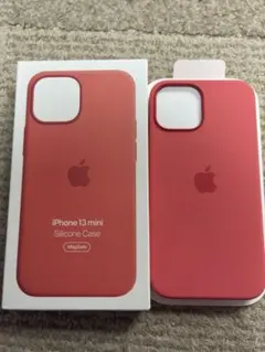 アップル純正シリコンケースiPhone 13 mini 用ピンクポメロ新品未使用