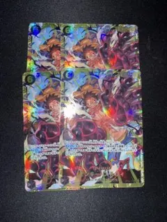 モンキー・D・ルフィ SEC(シークレット)　OP10-118 4枚セット