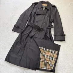 未使用級！バーバリーズ トレンチコート 【希少色】メンズ　ノバチェック(L)