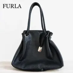 FURLA フルラ シボレザー トートバッグ ブラック A4収納可 レディースのサムネイル