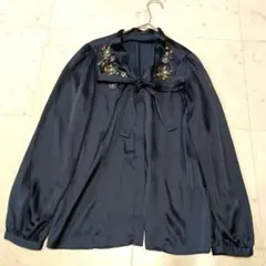 Chesty チェスティ ビジュー装飾 ボウタイブラウス 長袖 0のサムネイル