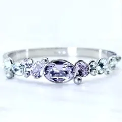 SWAROVSKI バングル　カラーストーン　クリスタル　希少品　美品　レア