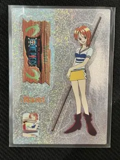 アマダ シール ワンピース ルフィ ナミ 2000 当時物 レトロ キラ