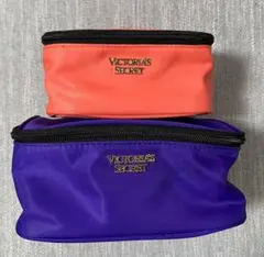Victoria's Secret ポーチ 2個（パープル・オレンジ）