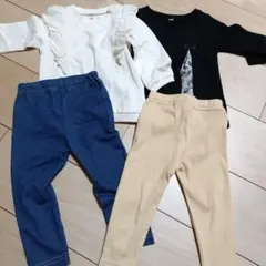 新品4点セット☆　トップス2枚＆レギンス2枚
