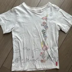 【任天堂公式】 スーパーマリオ Tシャツ アイボリー　130のサムネイル
