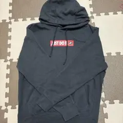 NIKE ナイキ JUST DO ITパーカー 裏起毛 ブラック Mサイズ