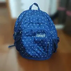 Coleman ネイビー ドット柄 リュック
