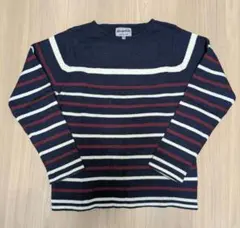 エアロポステール オリジナルデプト ボーダーニットセーター サイズL