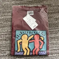CLUCT x Keith Haring バーガンディ Tシャツのサムネイル