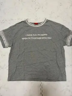 repipi armario ロゴテープ Tシャツ グレー Sサイズ