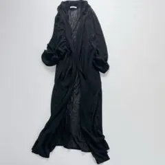 美品✨2024 エブリデイアイライク　リネン　 カーディガン　黒