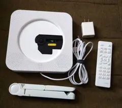 n*様 ポータブルCDプレーヤー ホワイト　壁掛け