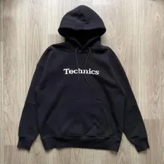 Technics ZARA ロゴパーカー ブラック