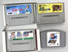スーパーファミコン ニンテンドー64 ゲーム ソフト 4本セット