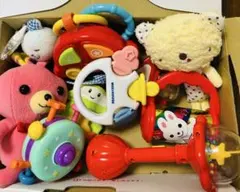 3枚目追加あり　MIKI HOUSE ベビー用おもちゃセット ラトル ぬいぐるみのサムネイル