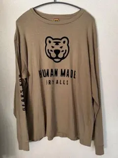 【廃盤アイテム】　HUMAN MADE タイガー　ロゴ ロンT 希少