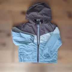 FILA フード付きジャケット ブラウン/ライトブルー