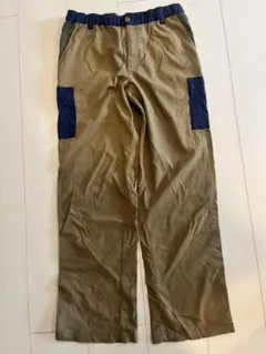 Columbia omni-shield ベージュ/ネイビー キッズ長ズボン L