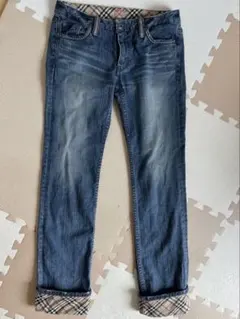 BURBERRY BLUE LABEL デニムパンツ ノバチェック24インチのサムネイル