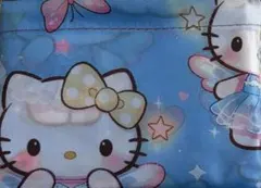 【新品】キャラクターエコバッグ 大容量 ハローキティ 水色 天使