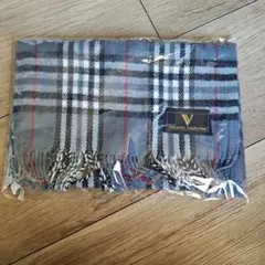 VINCENZO VALENTINO チェック柄マフラー