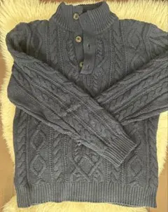 【GAP KIDS】ネイビー ケーブル編みセーター XXL