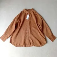 タグ付き未使用品 ユニクロ プレミアムリネンシャツ 3XL 大きいサイズ