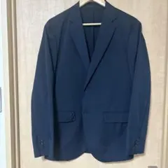 ユニクロ 感動ジャケット・パンツ セットアップ　サイズＬ　ネイビー