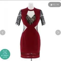 【dazzy】デイジーストア キャバドレス 赤 Sサイズ