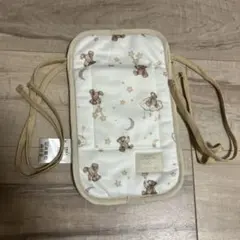 petit main ひんやり抱っこ紐シート　ベージュくま柄