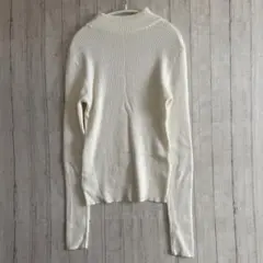 【WEGO】ウィゴー　長袖ニット　白　F