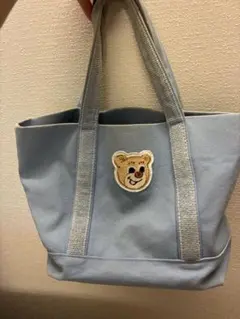 最終価格！FEILER⭐️オールドテディネイビー キャンバストートバッグ 