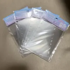 新品★セリア hapila! 透明シール台紙 4セット