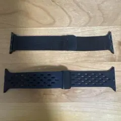 Apple Watch交換バンド ミラネーゼループ風とスポーツバンド