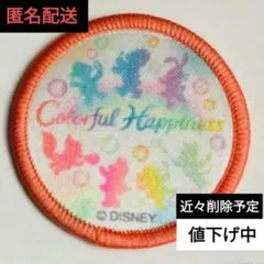 ダッフィー&フレンズ 20周年カラフルハピネス ワッペン 集合シルエット