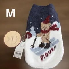 新品Mサイズ　ジェラートピケ【HOLIDAY】スキーベア ジャガードプルオーバー